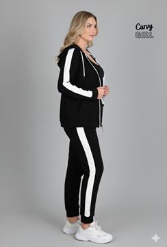 Picture of CURVY GIRL TRACK SUIT WITH FULL ZIP UP